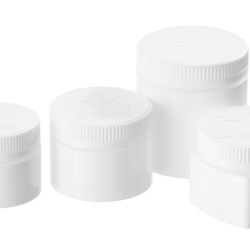 Wide Neck Child-Resistant Polypropylene Jars